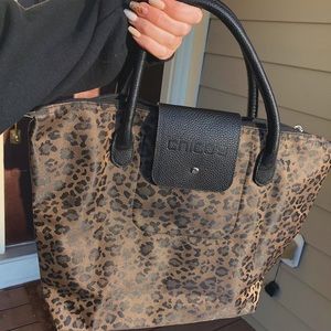 NWT Chico’s Leopard Print Tote